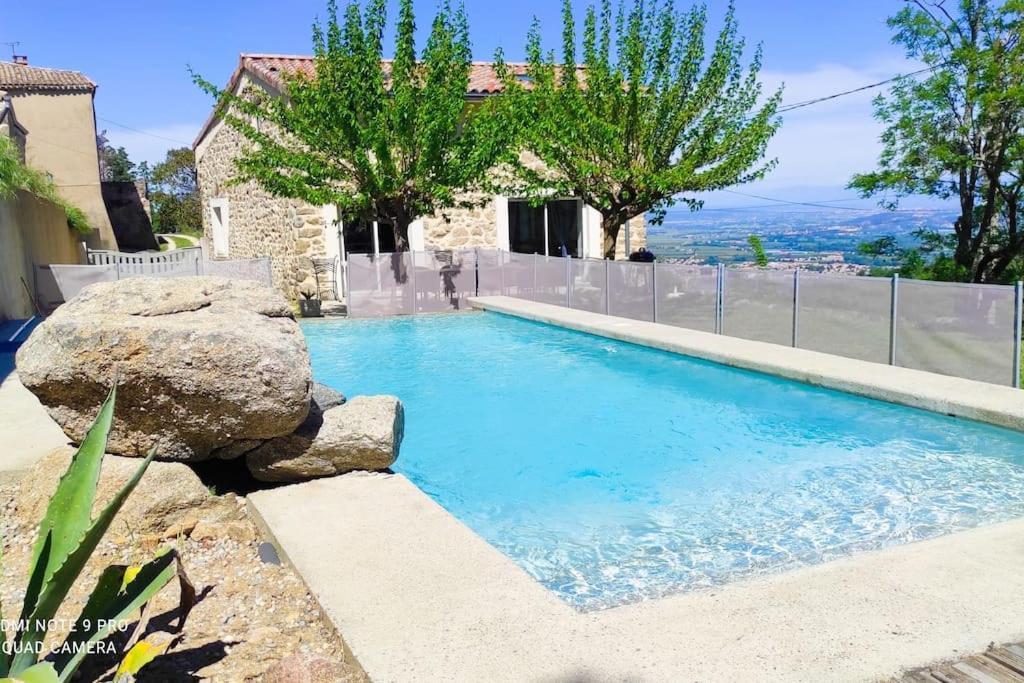 Villa Spacieuse -Vue Exceptionnelle- Piscine Saint-Romain-de-Lerps Exterior photo